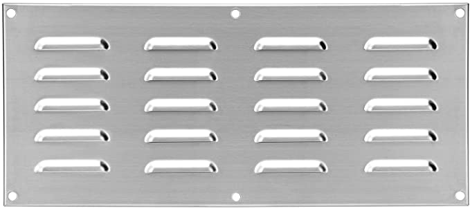 Skyflame Stainless Steel Venting Panel for Masonry Fire Pits and Outdoor Kitchens 15-Inch by 6-1/2-Inch