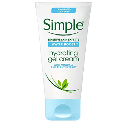 Simple Water Boost Hydrating Gel Cream, Face Moisturizer, 1.6 oz