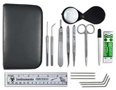 DR Instruments Plant Study & Plant Research Kit, 22 PC - Botany Dissection kit for Lab and Field Study