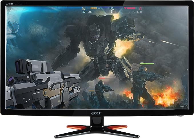 Acer GN246HL Bbid 24-Inch Full HD (1920 x1080) Widescreen 3D Gaming Monitor|144Hz Refresh Rate|1ms Response Time| (1 x VGA, 1 x DVI, 1 x HDMI)