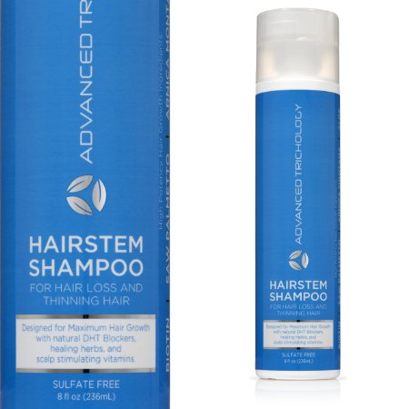 HairStem DHT Blocking Shampoo by Advanced Trichology - Clinical Formula with Saw Palmetto, L-Arginine, Biotin, and Tea Tree