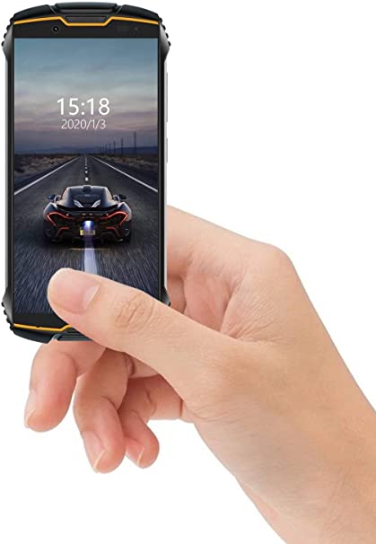 CUBOT Kingkong Mini 4G Rugged Smartphone Unlocked, 4-inch Display, 3GB RAM 32GB ROM, Android 9.0, Face ID, 4G Dual-SIM, Compass GPS, Waterproof Shockproof, Dustproof(Orange Black)