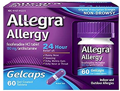 Allegra Allergy 24 Hour Gelcaps, 60 ea