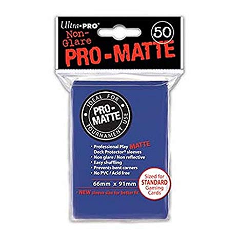 Ultra Pro SLEEVES Pro-Matte d12 Card Game (Blue)