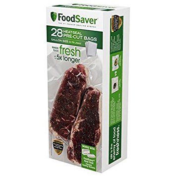 FoodSaver 28 Gallon-sized Bags with unique multi layer construction, BPA free