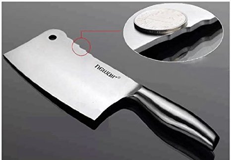 Professional Stainless Steel Butcher Knife Heavy Duty Japanese Meat Cleaver Slicing Knife