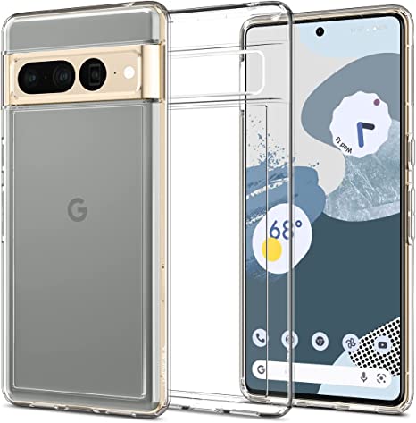 Spigen Ultra Hybrid [Anti-Yellowing Technology] Designed for Pixel 7 Pro Case (2022) - Crystal Clear