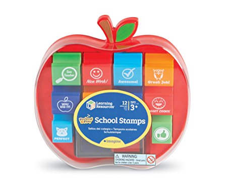Learning Resources School Stamps, Set of 10