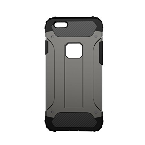 Wotmic iPhone 6 Case iPhone 6s Case iPhone 6s Protective case iPhone 6 Case Shockproof Anti-Scratch Cases Dustproof 4.7" Gray and Black