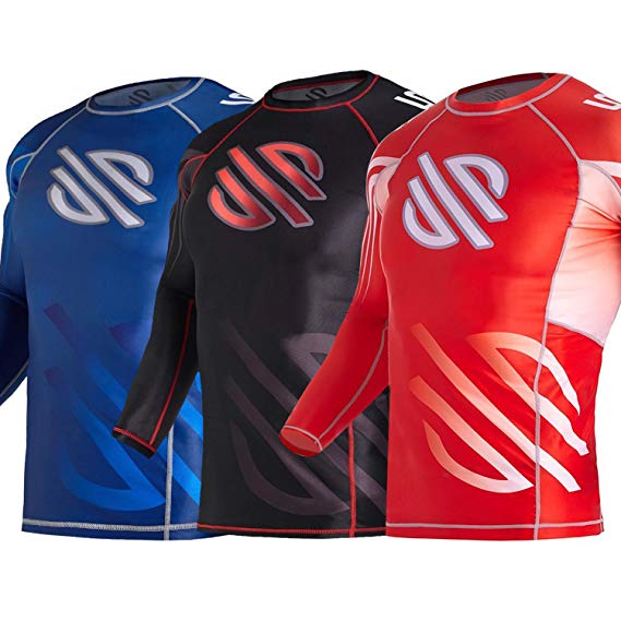 Series 1 Base Layer Compression MMA BJJ Cross Training Rash Guard with NEW FIT