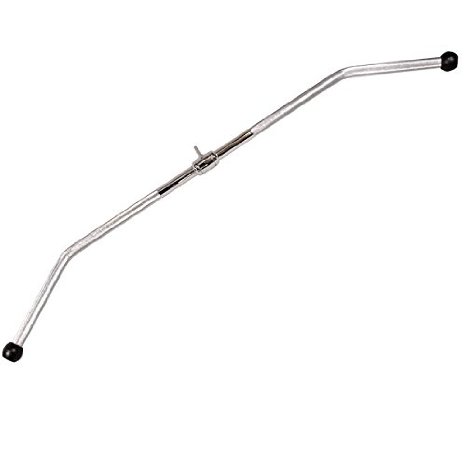 CAP Barbell LAT Pull Machine Bar with Revolving Hanger, 48"