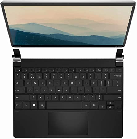 Brydge SPX  Wireless Keyboard with Precision Touchpad | Compatible with Microsoft Surface Pro X | Designed for Surface | (Platinum)