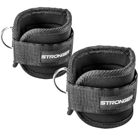 1 Premium Ankle Straps By Stronger 2 Pk 10022 Maximize Cable Machine Workouts with Durable Cuffs for Ab Leg and Glute Exercises 10022 First Rate Fitness Equipment for Women and Men