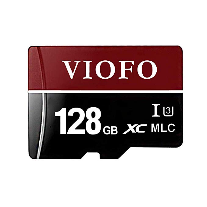 VIOFO 128GB Memory Card with Adapter Support Ultra HD 4K Video Shooting