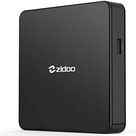 Android 7.0 TV Box Zidoo X7 Media Player with Quad Core 2GB/8GB Dual Band AC Wireless 4K HDR USB 3.0