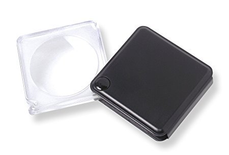 Carson GN-33 MagniFlip 3x Flip-Open Pocket Magnifier with Built-In Case