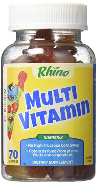 Nutrition Now Rhino Gummy Bear Vites, 70 Chews