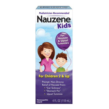 Nauzene Kids Liquid Nausea Remedy Natural Grape Flavor, 4 Fl. Oz.