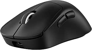 Logitech G PRO X Superlight 2 DEX Lightspeed Wireless Gaming Mouse, 60g pro-Grade Lightweight Mouse with 5 programmable Buttons, USB-C Charging, 32k DPI Sensor for PC/Mac - Black