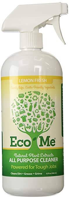 Eco Me Natural Environmentally Friendly All Purpose Cleaner, Healthy Lemon Fresh Scent, 32 Ounces