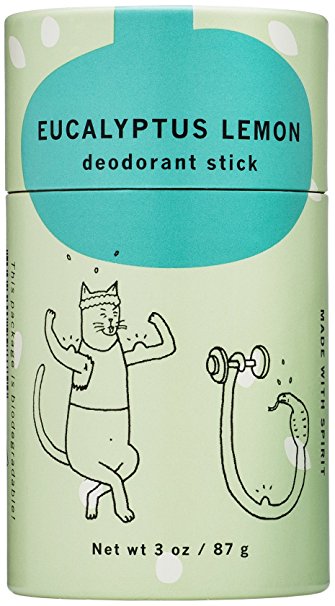 Meow Meow Tweet Lemon Eucalyptus Deodorant Stick, 3 oz