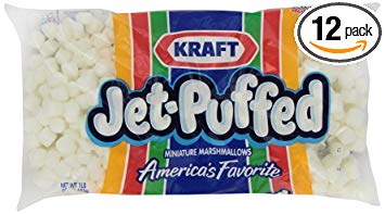 Jet Puffed Mini Marshmallow, 16 Ounce Bags (Pack of 12)