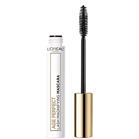 L'Oreal Paris Age Perfect Lash Magnifying Mascara with Conditioning Serum and Jojoba Oil, Suitable for Sensitive Eyes Available in 2 Shades, Black, 0.28 fl. oz.