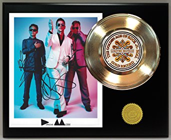 Depeche Mode Gold Record Reproduction Signature Series LTD Edition Display