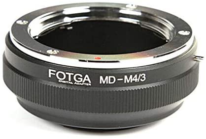 Fotga FTAB037 Lens Adapter for Minolta MD Lens to Panasonic Olympus Micro 4/3 Camera, 7 inch red / black., 3.6 cm*12.8 cm*7.2 cm