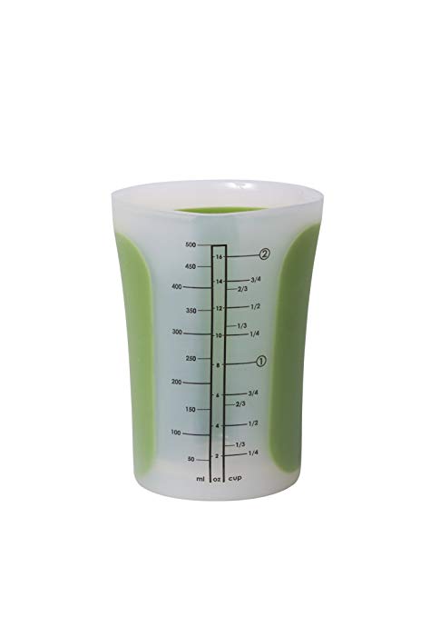 Chef'n SleekStor Pinch Pour 2-Cup Measuring Beaker with Lid (Arugula)