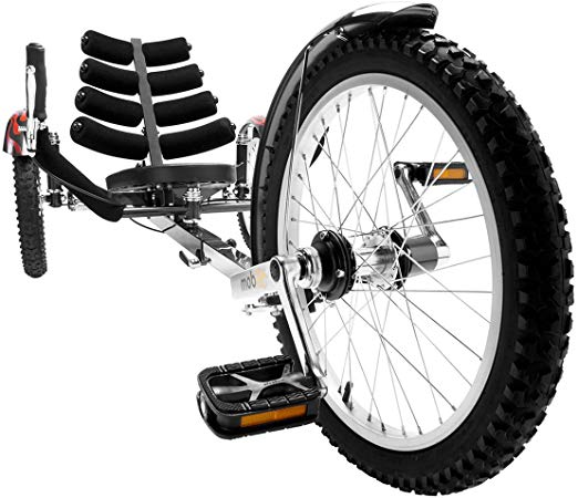 Mobo Shift 3-Wheel Recumbent Bicycle Trike. Reversible Adult Tricycle Bike