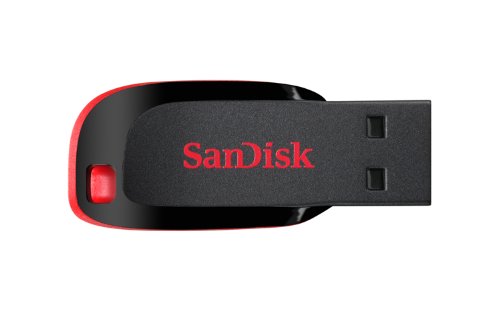 SanDisk SDCZ50-128G-B35 128 GB Cruzer Blade USB 2.0 Flash Drive - Black