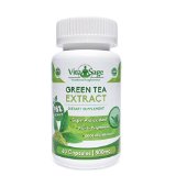 Green Tea Extract Supplement - 500mg Premium Formula with 45 ECGC and 75 Polyphenols Minimum - 60 Capsules Per Bottle - GMP Certified - Made in the USA - Satisfaction Guaranteed