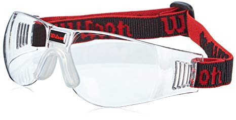 Wilson Squash Glasses, Adult unisex, Squash Gogles, Black