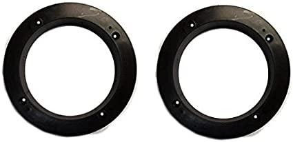 2 Pack Black Plastic 1" Depth Ring Adapter Spacer for 5.25"- 6" Car Speaker USA