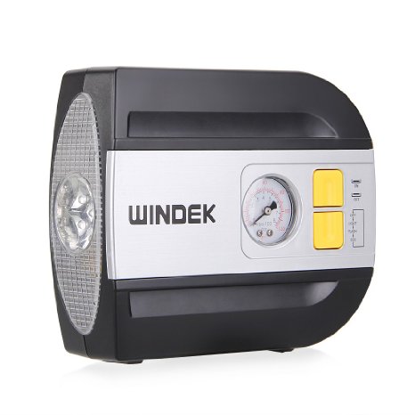 WINDEK DC 12V 120psi Car Automotive Digital Air Compressor Fast Tire Inflator with LED light