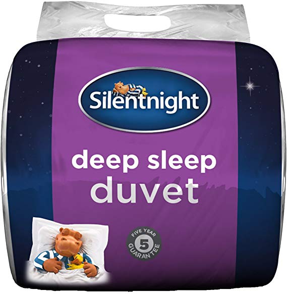Silentnight Deep Sleep 10.5 Tog Duvet, Microfibre, White, Double