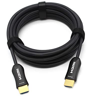 MavisLink HDMI Cable Fiber Optic 100ft 4K 60Hz HDMI2.0b 18Gbps HDR10 ARC HDCP2.2 YUV4:4:4/4:2:2/4:2:0 Slim Flexible for HDTV/Game Console/Projector/Home Theatre