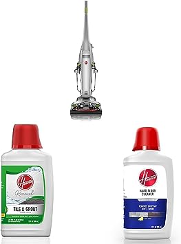 Hoover FloorMate Deluxe Hard Floor Cleaner Machine & Renewal Tile and Grout Floor Cleaner & Renewal Hard Floor Cleaner for Sealed Hard Floors, Concentrated Cleaning Solution for FloorMate Machines