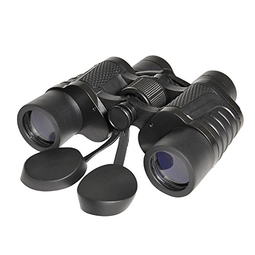 Joyouth Unisex 8x40 Binoculars, Rubber Amoured body, Features High Power Magnification, Special Anti Glare Fully Coated Optics or Birdwatching, Concerts, Sport, Hiking, Camping and Travel (Black)