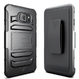 Galaxy S6 Case CellBee Rigid Armor Plus -NEW VERSION- Galaxy S6 Dual Layer Heavy Duty Holster Built-in Credit Card Slot Clip Case with Kickstand and Locking Belt Swivel Clip - Retail Packaging Warranty Applied Rigid Metal