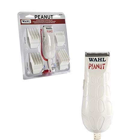 Wahl Professional Peanut Clipper/Trimmer #8655 - Great for Professional Stylists and Barbers - White