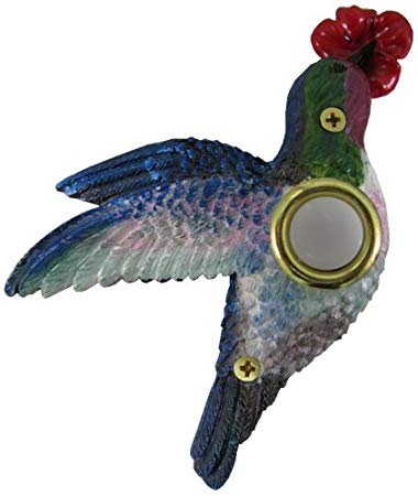 Waterwood Handpainted Hummingbird Doorbell