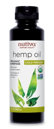 Nutiva Organic Hemp Oil, 8 Ounce