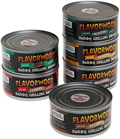 Smoker Flavorwood Grilling Smoke in a Can -Infuse Smoke Flavor Easily On Any Barbeque,6 Pack