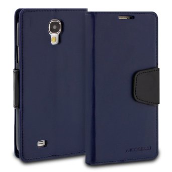 Galaxy S4 Case, ModeBlu [Classic Diary Series] [Navy] Wallet Case ID Credit Card Cash Slots Premium Synthetic Leather [Stand View] for Samsung Galaxy S4