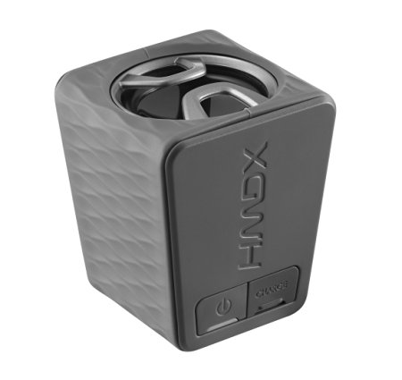 HMDX Burst Portable Rechargeable Speaker, HX-P130GY (Grey)