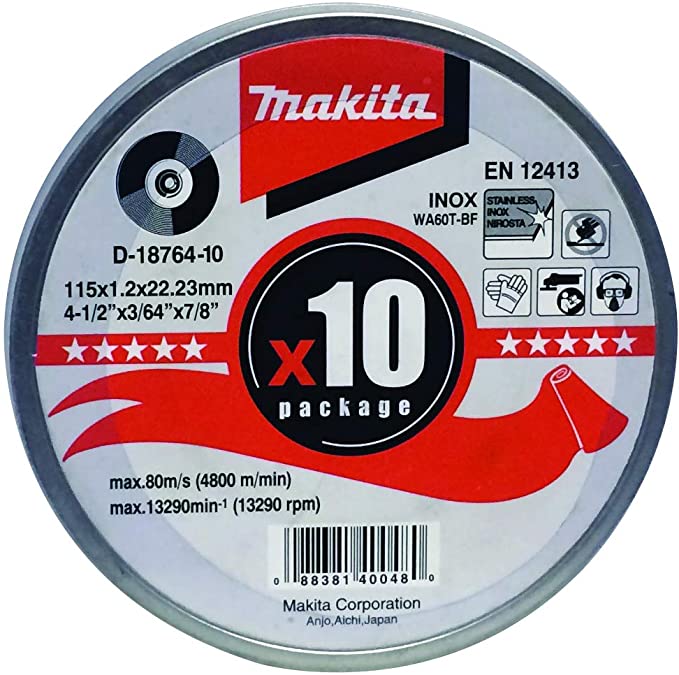 Makita D-18764-10 Cutting Wheel, Multi-Colour