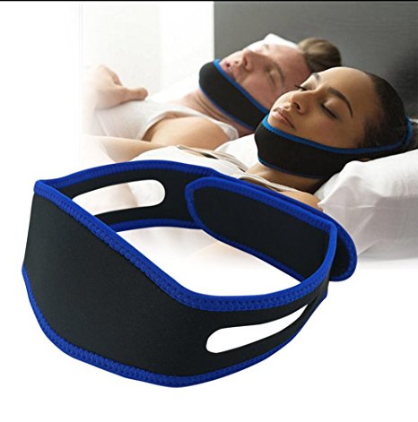 Anti-Snore Chin Strap Bandage Jaw Corrector Band No Sleep Apnea Masks Adjustable Natural Snore Relief Device for Mouth Breathers