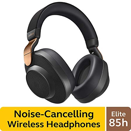 Elite 85h Wireless Noise Canceling Over-the-Ear Headphones, Copper Black
